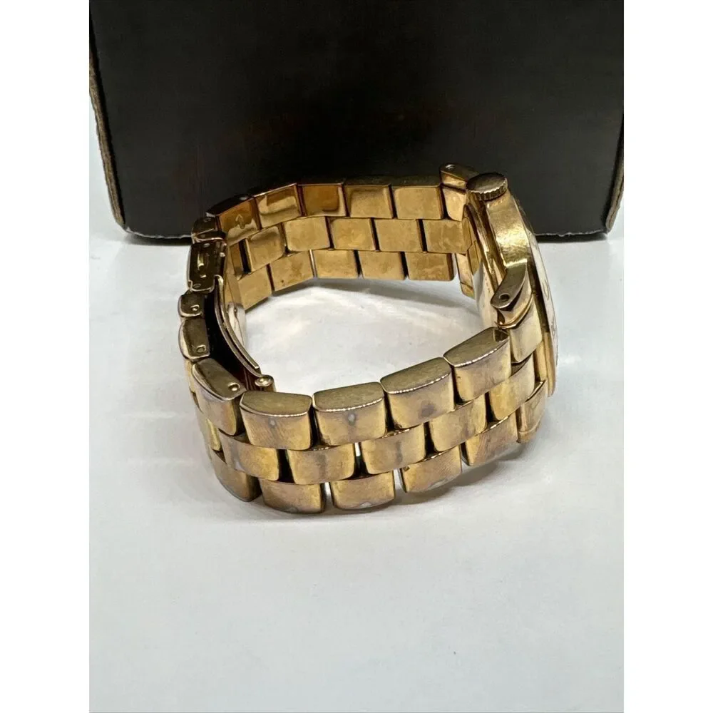Marc Jacobs MBM3077 Women's Gold Stainless Steel Analog Dial Quartz Watch JNA191